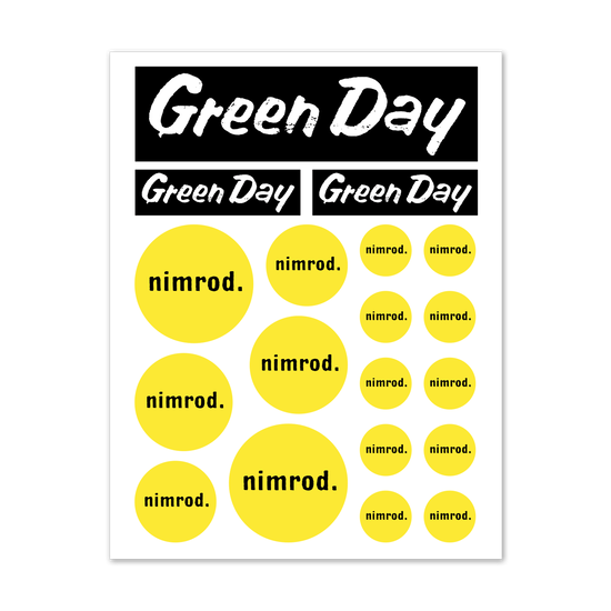【予約受付中】 Nimrod Sticker Sheet | Green Day Official Store ロック、ポップス（洋楽）